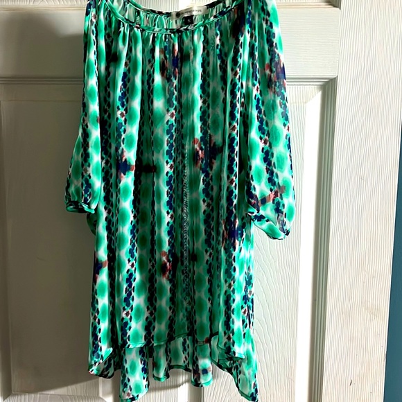 The Impeccable Pig Tops - Sheer open sleeve top